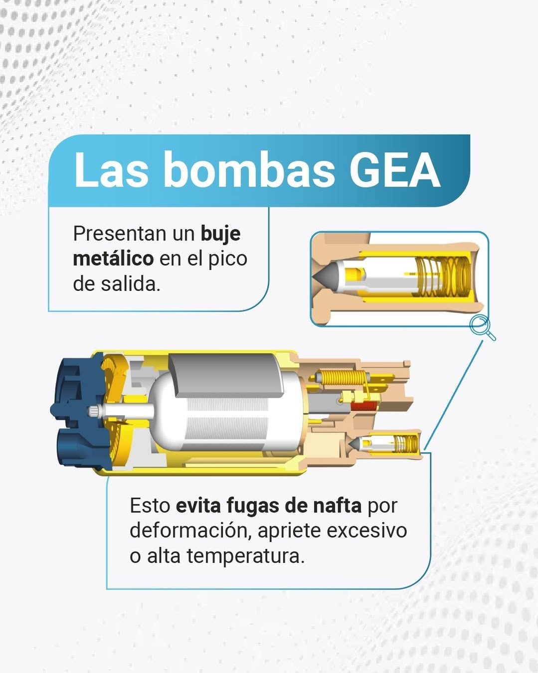 Diseño de la bomba de combustible eléctrica
