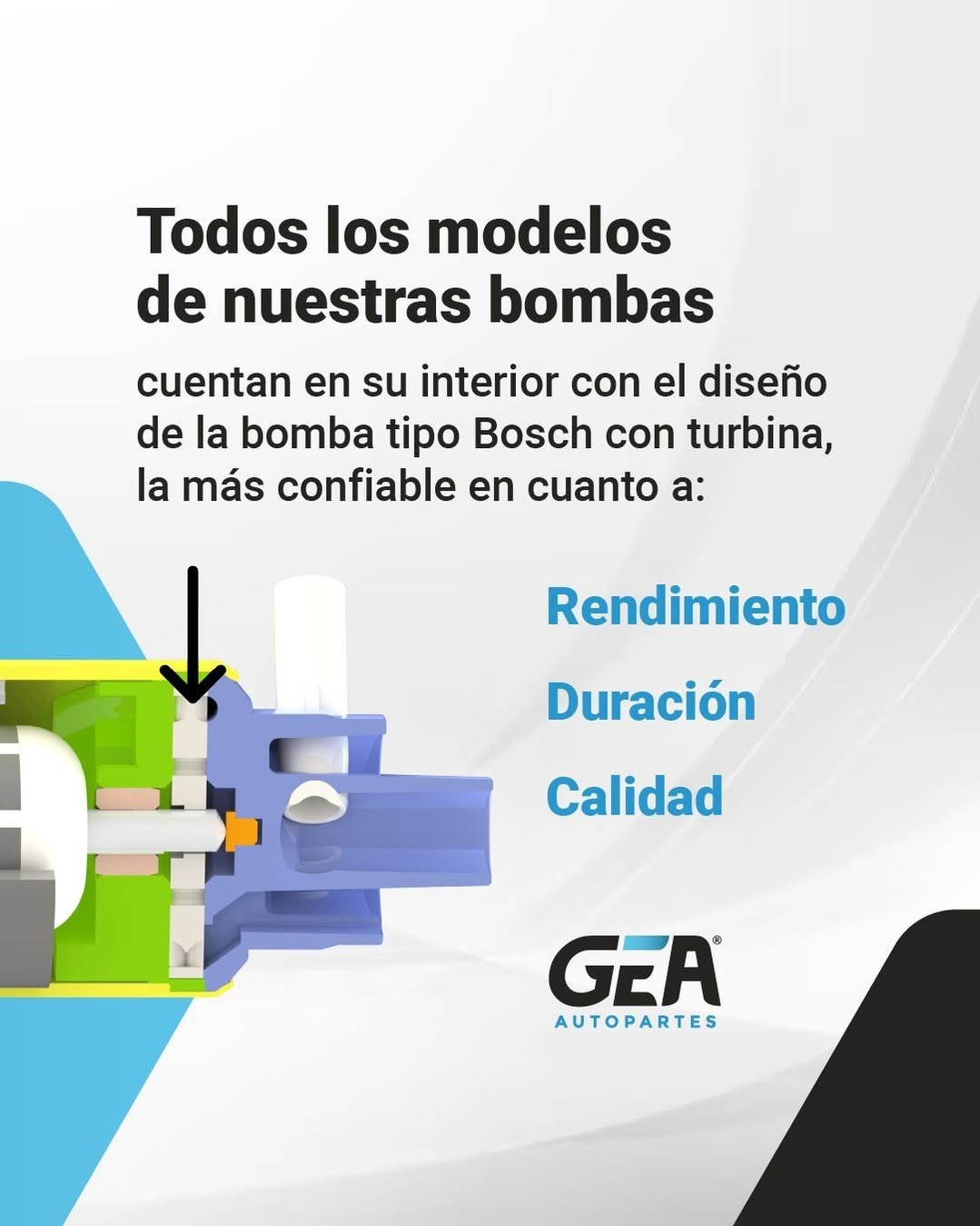 Diseño de la bomba de combustible eléctrica